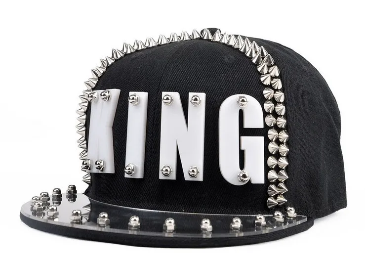 Для женщин и мужчин модные хип хоп snapback шляпы золотистый акриловый Письмо пользовательский бренд спортивная бейсбольная кепка роскошный мальчик девочка casquette gorras - Цвет: KING