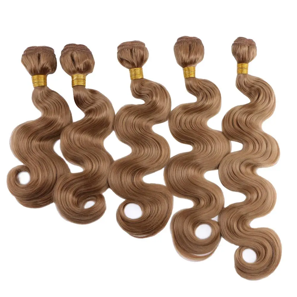 100 gram/pcs Natural black body wave hair available synthetic hair for women