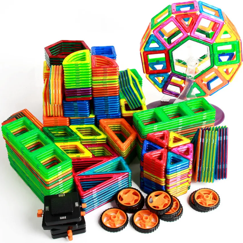 103pcs-133pcs Kids Enlighten 3D DIY Magnetic Bricks Toys Educational Construction Designer Building Blocks Christmas Gift 103pcs-133pcs Kids Enlighten 3D DIY Magnetic Bricks Toys Educational Construction Designer Building Blocks Christmas Gift