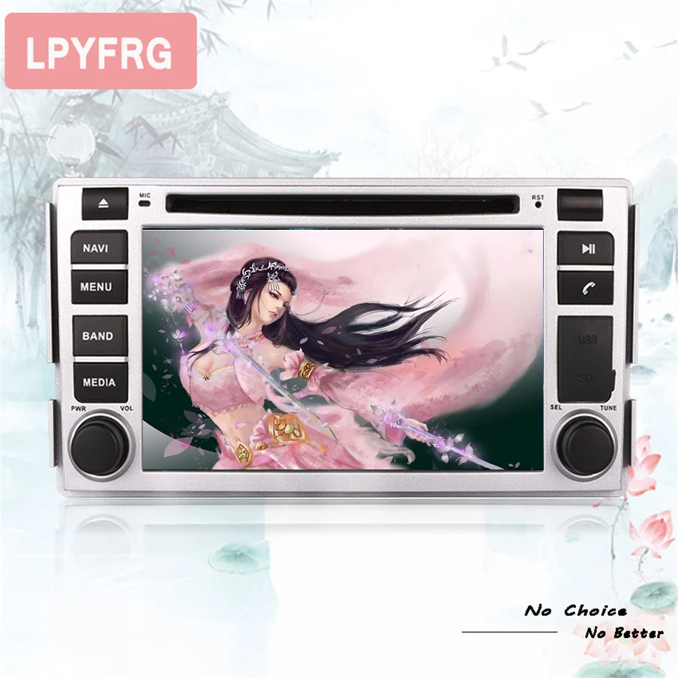 Top 6.2" Ram 4G Android 9.0 Car DVD Player GPS Navigation System For Hyundai Santa Fe 2006 2007 2008 2009 2010 2011 2012 3/4G Radio 5