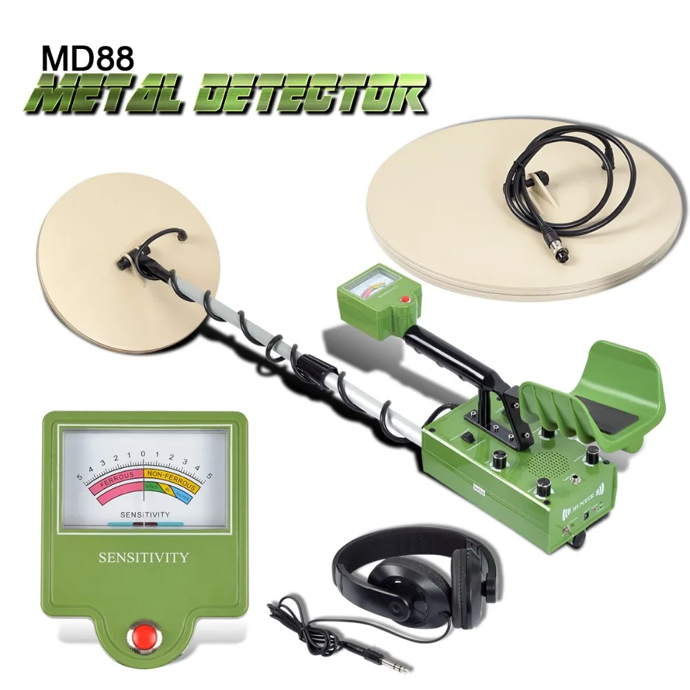 MD88 Search Underground Metal Detector Professional Gold Detector Wiring Treasure Hunter LCD Display Detect Depth 5m 2 Coils MD88 Search Underground Metal Detector Professional Gold Detector Wiring Treasure Hunter LCD Display Detect Depth 5m 2 Coils