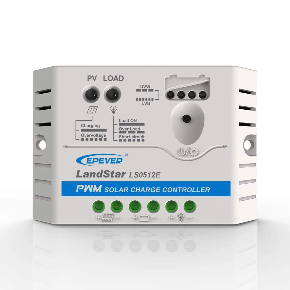 EPSolar PWM солнечный контроллер 5A 10A 20A 12V 24V солнечная панель заряда и разряда USB выход