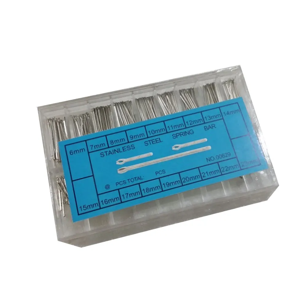 

Watch parts Spring Bars Strap watch tools Link Pins 360Pcs 6-23mm Watch Band Strap Fixed Axis Surface Shaft Of Steel Tool Sets