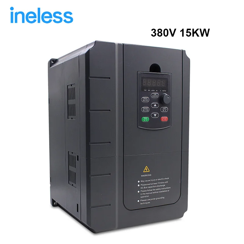 

380v 15kw VFD Variable Frequency Driver VFD Inverter 3HP Input 3HP Output CNC spindle motor Driver spindle motor speed control
