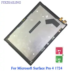 12,3 ''для MicroSoft Surface Pro 4 1724 ЖК дисплей сенсорный экран планшета Ассамблеи Замена
