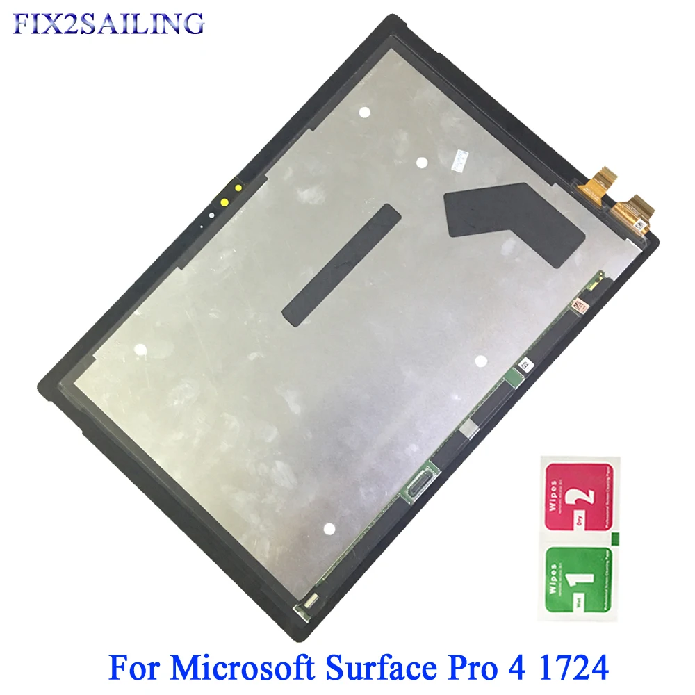 

12.3'' For MicroSoft Surface Pro 4 1724 LCD Display Touch Screen Digitizer Assembly Replacement