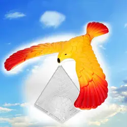 Удивительный Балансирующий орел с пирамидой стенд Волшебная птица настольная игрушка забавный узнать подарок для детей 7,5