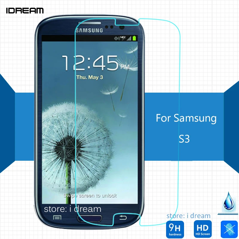 2 шт для Samsung Galaxy S3 Закаленное стекло протектор экрана 9h защитная пленка на S 3 SIII III