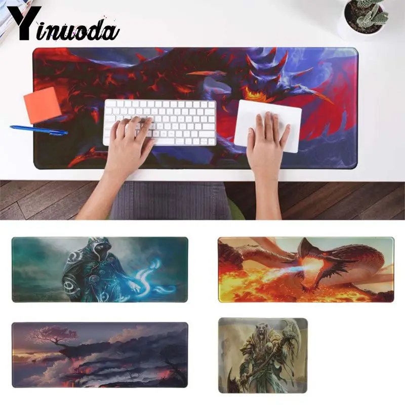 

Yinuoda New Arrivals Magic the Gathering Rubber Mouse Durable Desktop Mousepad Rubber PC Computer Gaming mousepad