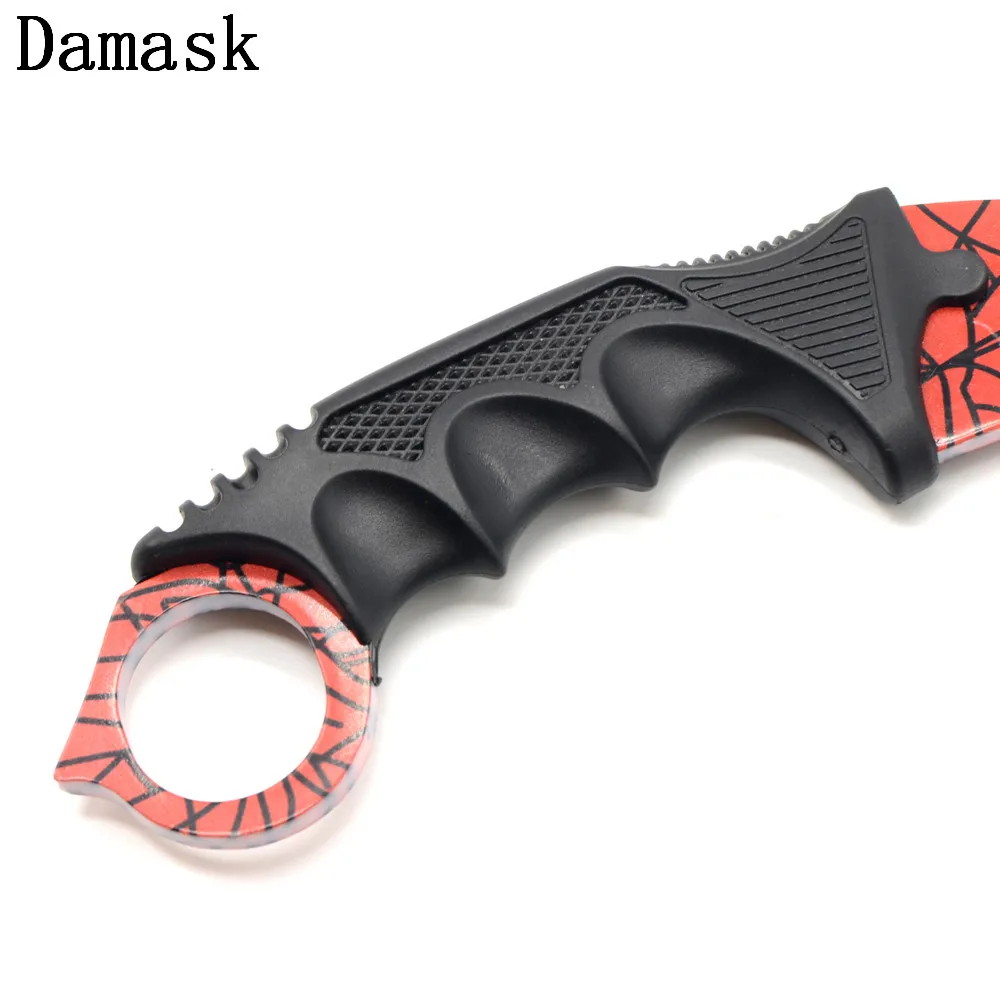 Damask Portable Stainless Steel Blade Razor Utility Non-slip Handle Pocket Karambit Tactical Claw Knife High-end Rescue Tool Damask Portable Stainless Steel Blade Razor Utility Non-slip Handle Pocket Karambit Tactical Claw Knife High-end Rescue Tool