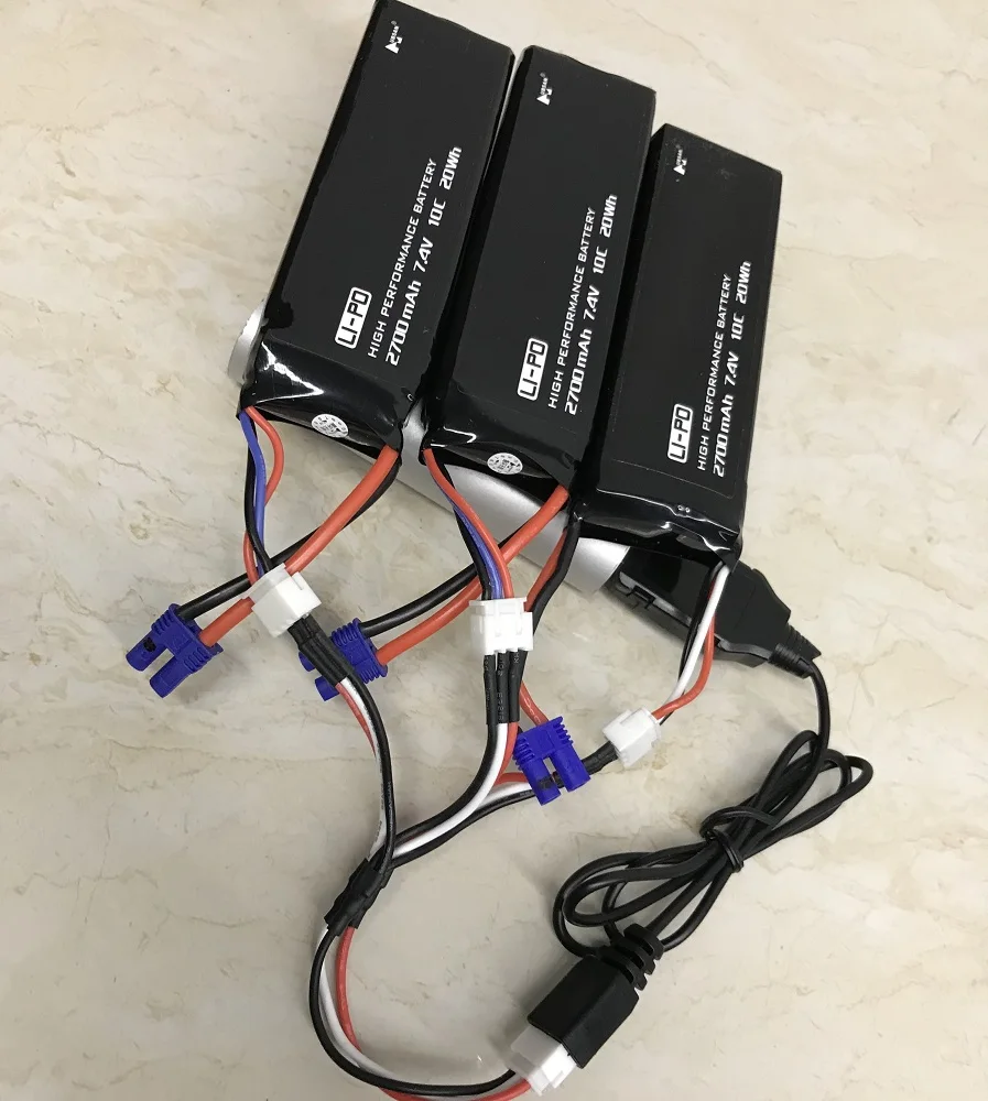 3 в 1 2S LiPo кабель для зарядки аккумуляторов Hubsan H501S H501M H501A H502S H216A|hubsan h501s|parallel