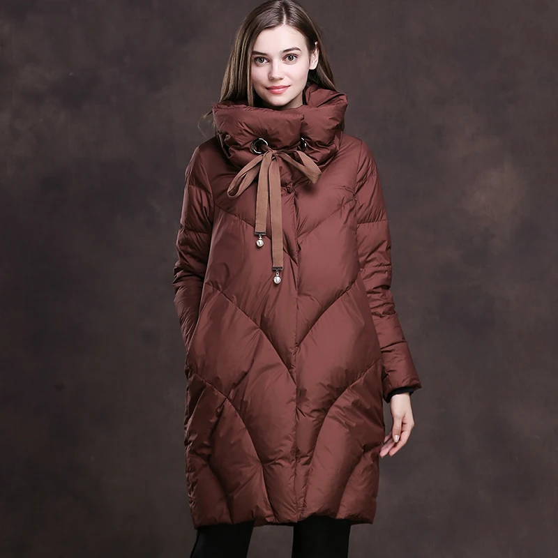 2018 winter Outerwear collection High Quality Long Down Jacket More