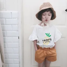 Повседневные Шорты для мальчиков и девочек Новинка года, модные однотонные Короткие штаны с высокой талией детские пляжные штаны летняя одежда для малышей, спортивные штаны