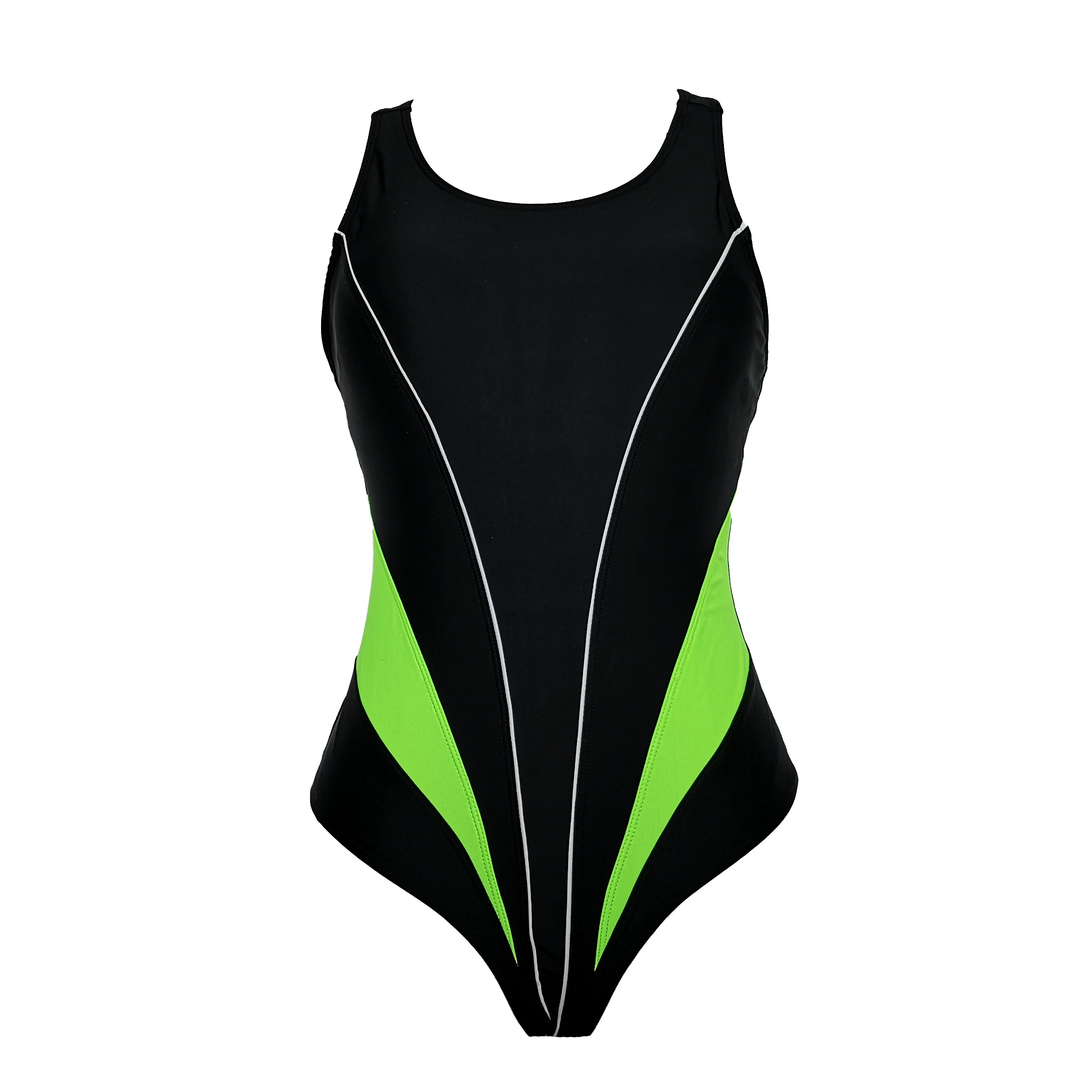shapewear bodysuit One Piece Swimsuit 2019 New Summer Women Casual Sleeveless Square Collar Skinny Push Up Padded Patchwork Jumpsuits black bodysuit