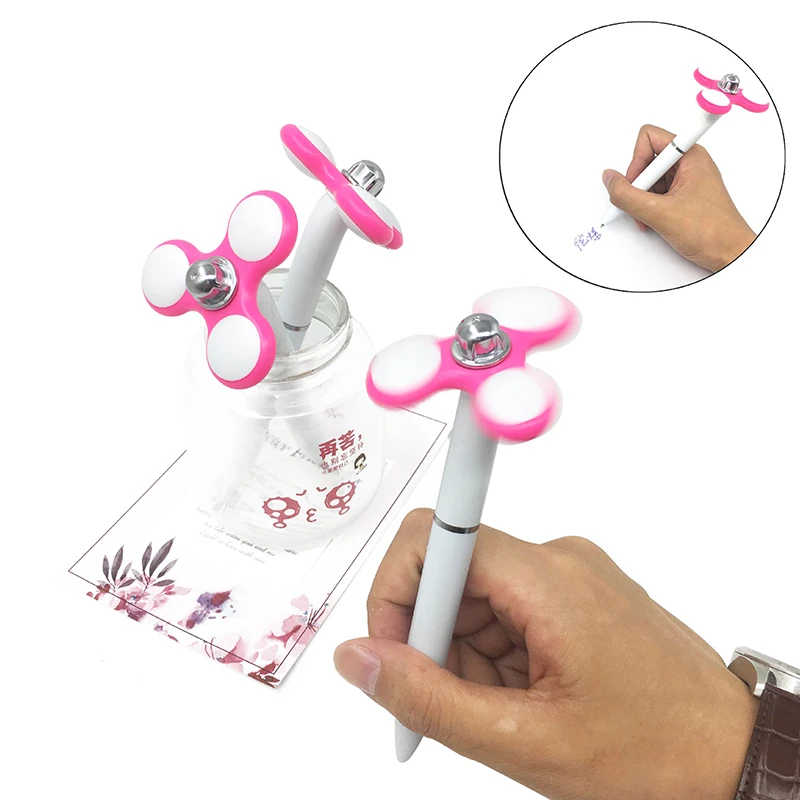 

Hand Spinner Plastic Fidget Pen Novelty Spinning Anti Stress Pen For School Interesting Anxiety Stress Relief Toy Wholesale