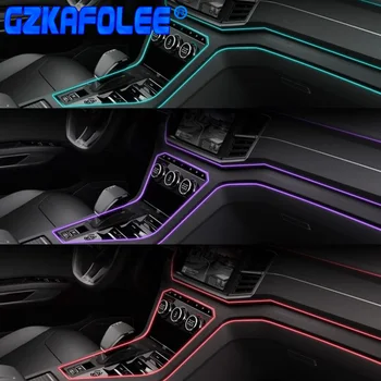 

Car Interior Lighting Auto LED Strip Garland 1M/2M/3M/5M 12V EL Wire Rope Tube Line flexible Neon Light With USB Cigarette Drive