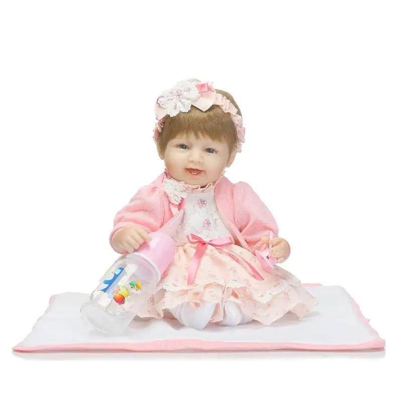 Bebe, силиконовая кукла-Реборн, игрушки, реалистичные, 40 см, Реборн, младенцы, по имени Алиса, девочка, кукла, дети, подарок на день рождения, девочка, boneca