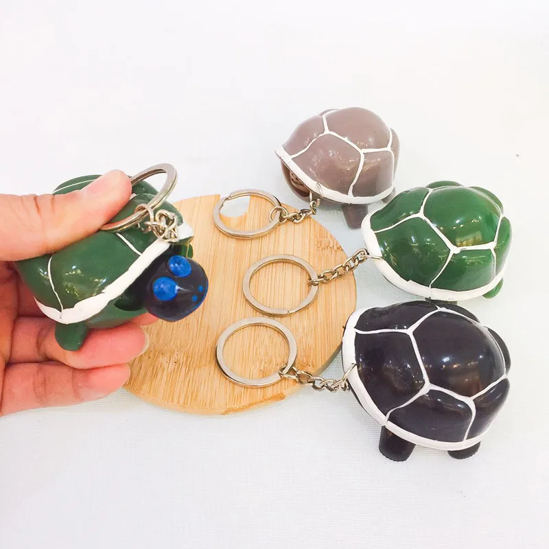 

2019 New Retro Mini Decoration Cute little Turtle Key Chain Tour of Paris Eiffel Tower Key Chain Seat Key Chain Female Bag Charm