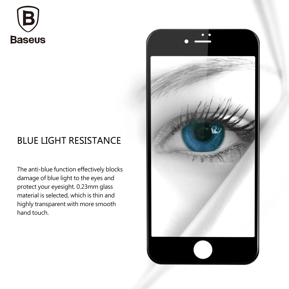 Закаленное стекло Baseus 0 23 мм для iPhone 8 7 6 6s Plus защита экрана мягкое 3D изогнутое