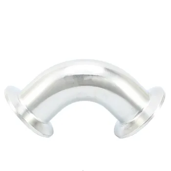 

304 Sanitary stainless steel O.D 19-219 mm polishing Quick connect elbow Clamp type elbow Clamp Elbow Pipe Fittings
