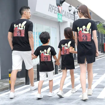 

Family matching clothes father mother daughter son mom mommy and me clothes clothing dress couple family look tshirts outfits 37