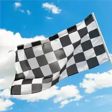 90x150cm 3x5ft digital print F1 race check flags polyester checker flying banners