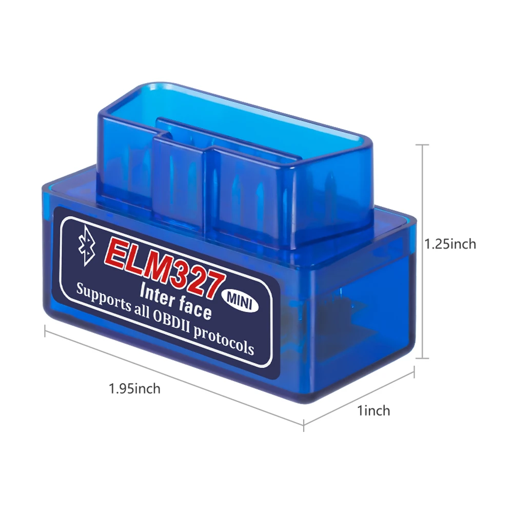 Профессиональный сканер кодов ELM327 V1.5 PIC18F25K80 Mini ELM 327 Bluetooth OBD2 / OBDII для