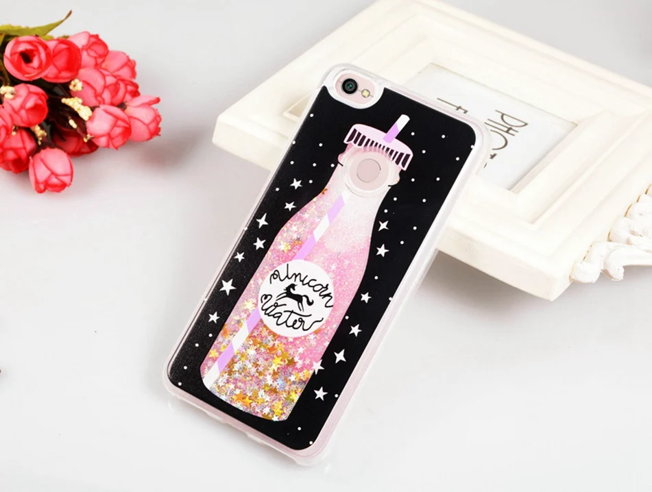 Icoque Cute Cases for Xiaomi Redmi Note 5a Case Silicone Glitter Xaomi Liquid Soft TPU Cover Xiomi Redmi Note 5a prime pro Case (5)