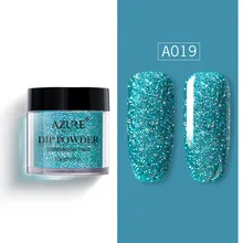 Лазурный красота матовый эффект погружения порошок градиентный цвет Dip порошок дизайн ногтей украшения матовый гель лак для ногтей Блеск порошок