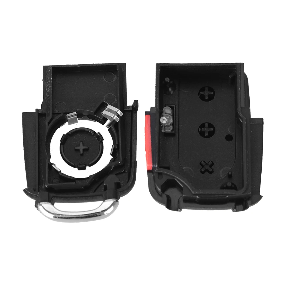 Чехол для ключей с откидной крышкой Dandkey Fob 4 кнопки 3 + 1 паника VW Passat Jetta Golf Car чехол