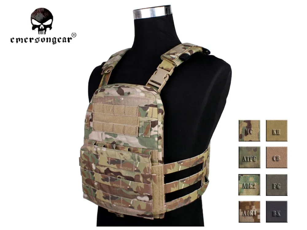 

Emerson CP Style Lightweight AVS VEST Hunting Fabric AVS Vest Adaptive Vest Airsoft Combat Gear EM7398 Multicam Black AOR