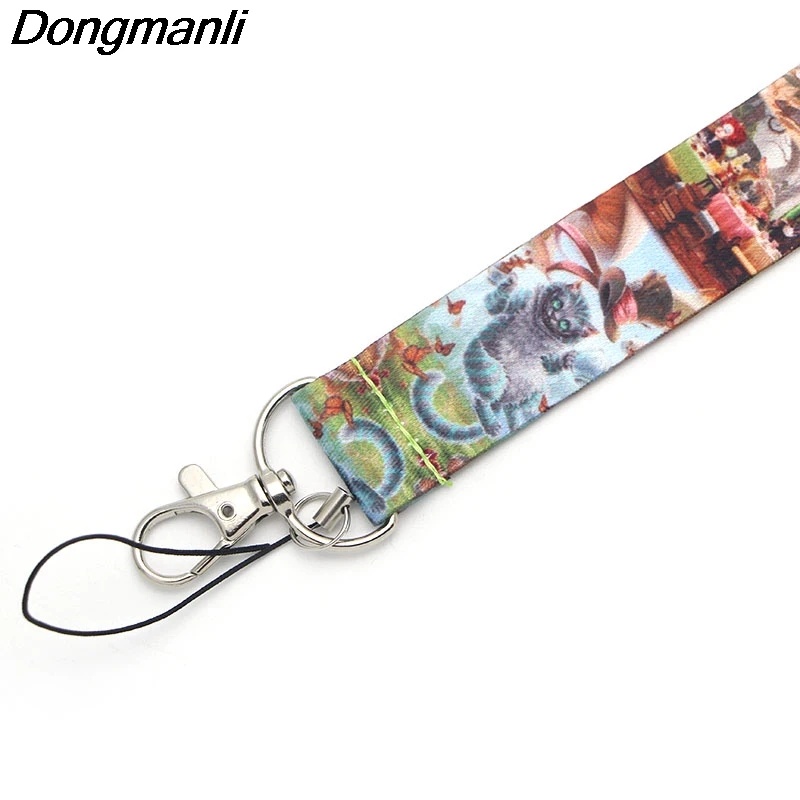 P1919 Dongmanli Детские брелки бейдж со шнурком ID Lanyards/Мобильный телефон Веревка/ключ нашейные ремешки ремни ювелирные изделия