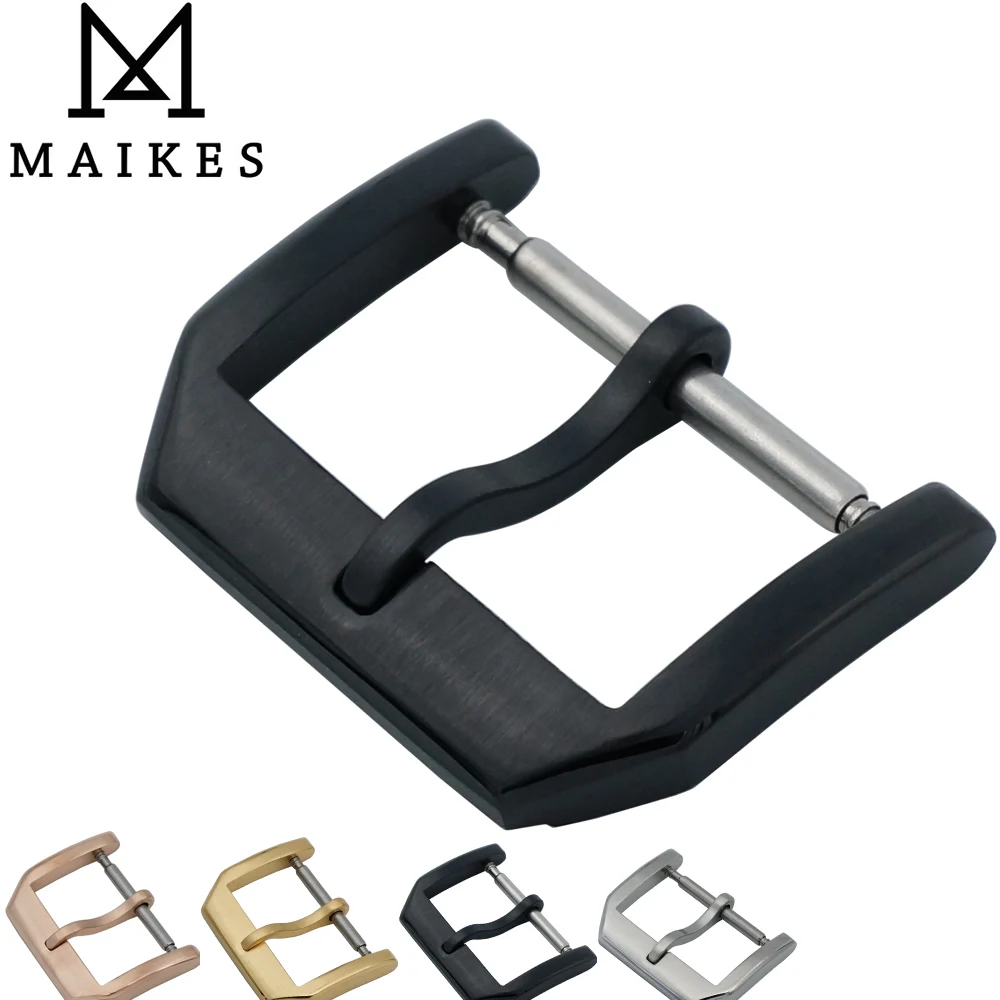 MAIKES Высококачественная застежка для часов из нержавеющей стали 316L ремешок 18 мм 20