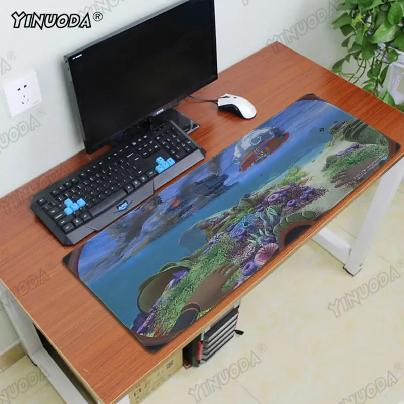 Yinuoda мальчик подарок коврик Subnautica игра прочный резиновый коврик для мыши компьютерный игровой коврик для мыши геймер игровой коврик версия коврик для мыши