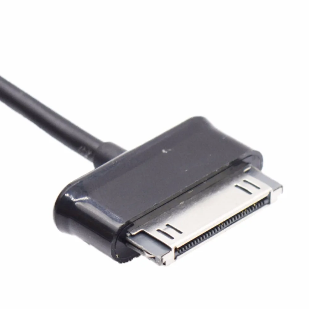 1 м USB Зарядное устройство Дата-кабель для зарядки шнур 1 м черный для samsung galaxy P1000 P3100 P3110 P5100 P5110 P6800 P7300 планшет