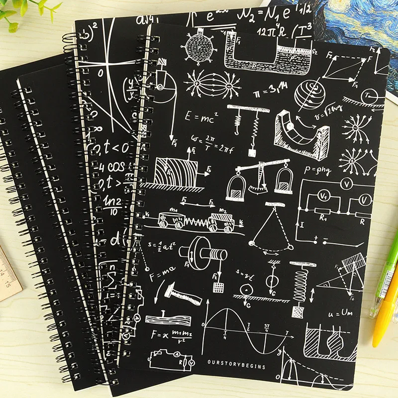 

Creative Blackboard function Cover school Notebook Supplies A5/B5 Planner daily writing for study gift notes stationery tool