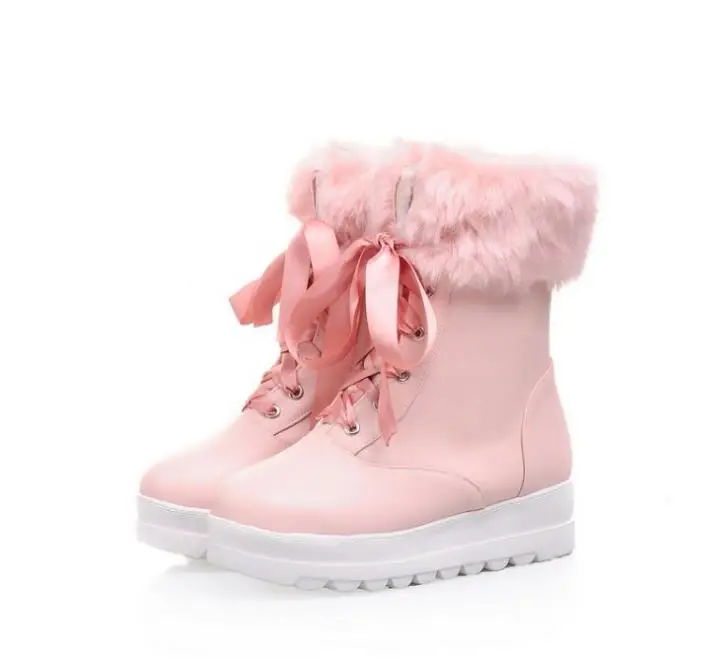 

Magic Baini ladies snow boots, non-slip wear-resistant, warm and comfortable, exquisite workmanship, product phase perfect, beau