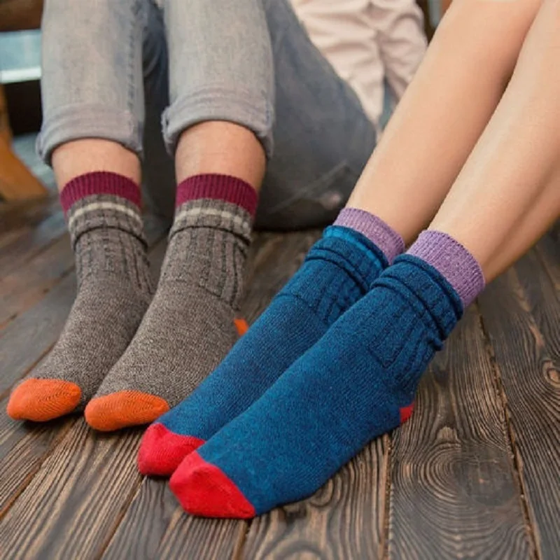 Buy 1 Pair Fashion Women Men Patchwork Socks Trendy