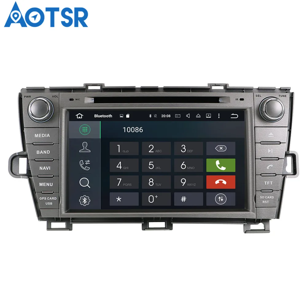 Clearance Aotsr Android 8.1 Car DVD Player GPS Navigation For TOYOTA Prius 2009-2013 Radio Multimedia Auto Radio Head Unit 2 Din stereo 4