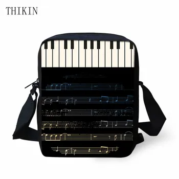 

THIKIN 3D Piano Music Flower Woman Mini Crossbody Bag Shoulder School Bags For Women Small Messenger Bag Mini Mochila Wholesale