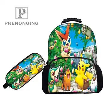

Custom 17inch Pokemon (1)Backpacks Pen Bags 3D Printing School Women Men Travel Bags Boys Girls Book Computers Bag#1031-4-24