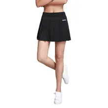 Женская и Девичья плиссированная теннисная юбка с шортами, многослойные юбки для бега, юбка для бадминтона, эластичная юбка с высокой талией и карманами
