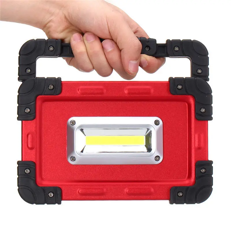 

Durable 30W USB COB LED Portable Rechargeable Flood Light Work Camping Tent Outdoor Lamp Home Garden Supplies