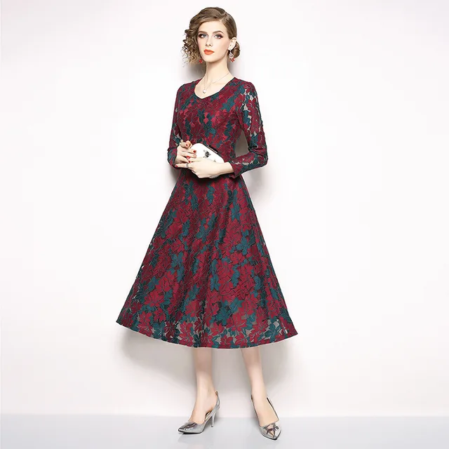 designer lace dresses 2018