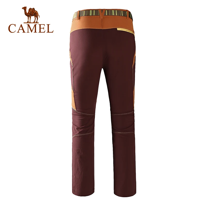 Camello pantalones al aire libre de los hombres a prueba de agua caliente de senderismo Trekking pantalones de escalada de deporte Softshell Mujer Pantalones A6S2Z8106
