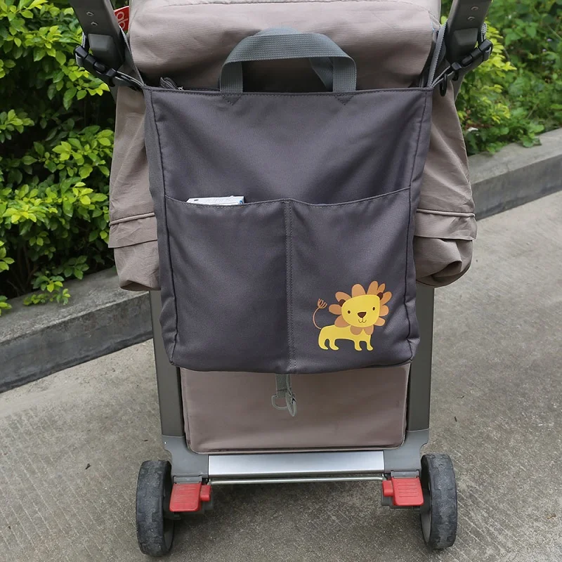 Детская коляска Органайзер аксессуары мультфильм большой емкости водонепроницаемый Bebe сумка для коляски KF095