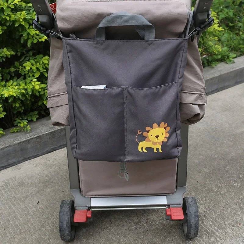 Baby Stroller Organizer Accessories Cartoon Big Capacity Waterproof Bebe Carriage Bag For Prams KF095