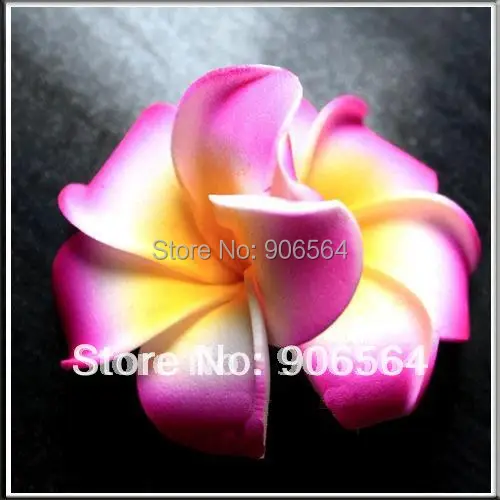 

6cm multiple double layer foam hawaiian Plumeria flower Frangipani Flower hairpins nice flower hairclips wedding bridal headwear