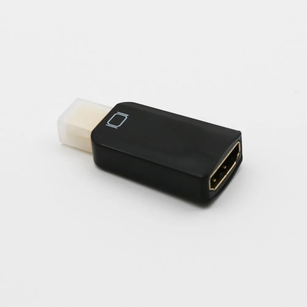 1x Mini Display Port DP Male to HDMI Female AV Audio Converter Adapter For Macbook Black |