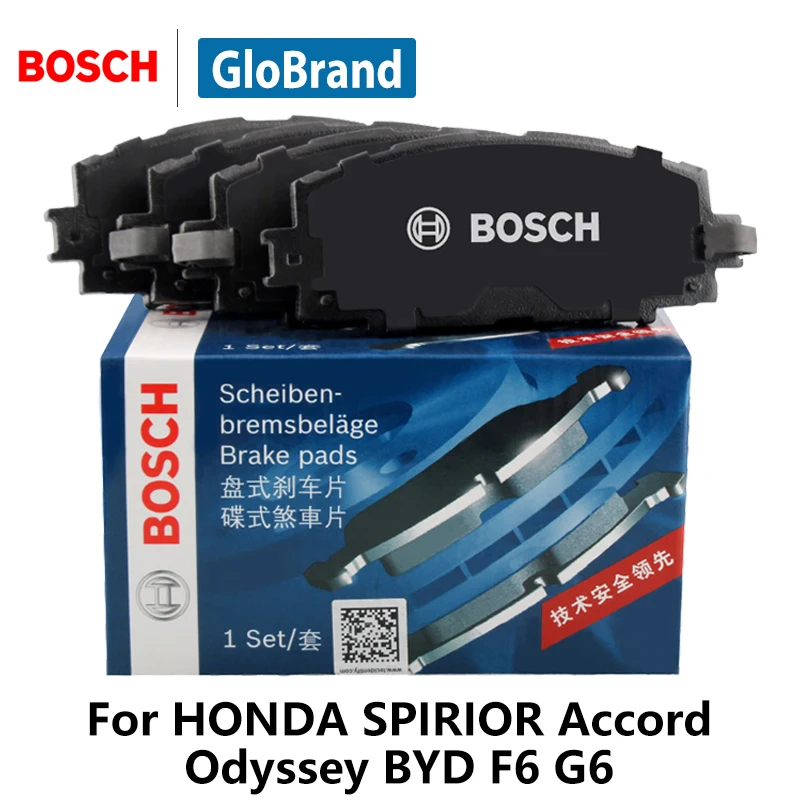 4pieces set Bosch Car Brake Pads Front For HONDA SPIRIOR 2 4 Accord Odyssey 2 3